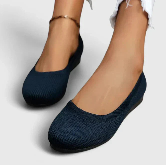 Women's Round Toe Flat Shoes | Slip On