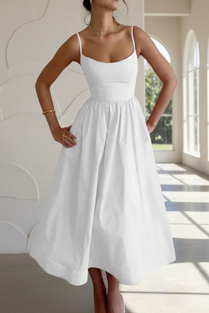 Women’s Sleeveless Cocktail Dress | Midi