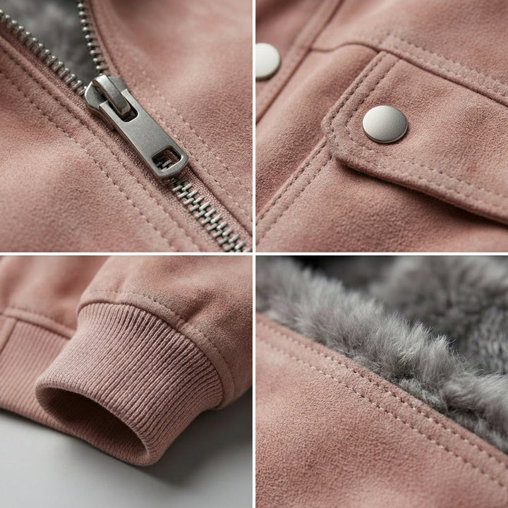 Men's Winter Zip Up Collared Jacket | Casual