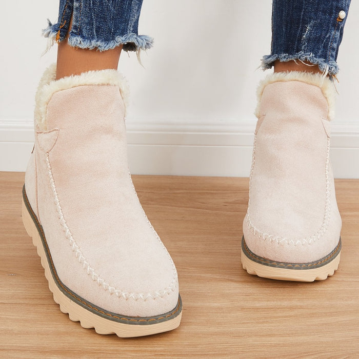 Women's Fold-Over Ankle Boots | Slip-On