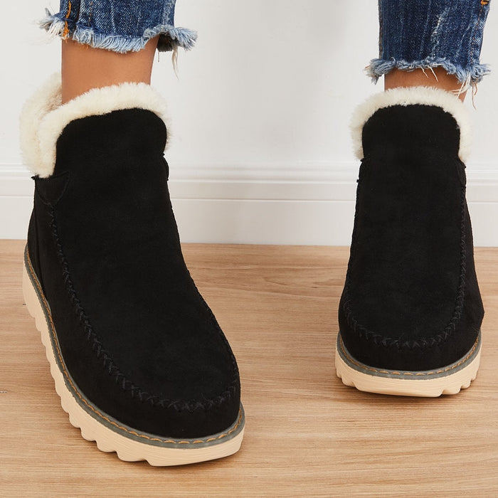Women's Fold-Over Ankle Boots | Slip-On