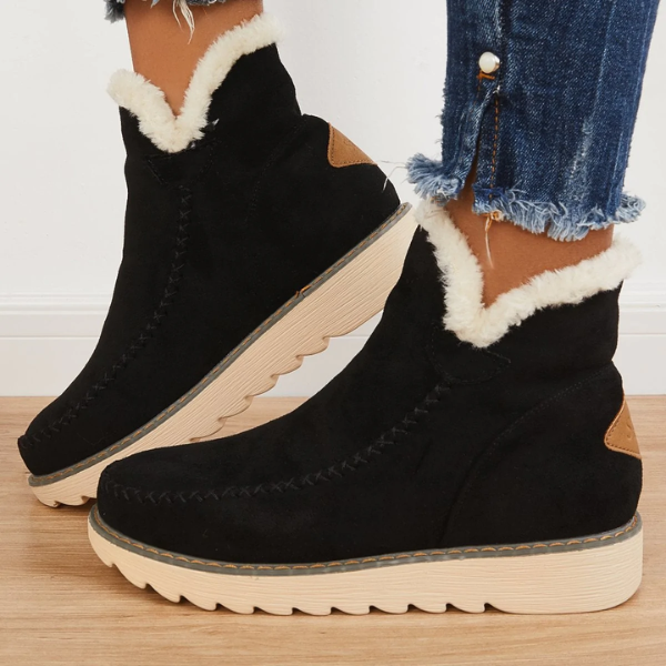 Women's Fold-Over Ankle Boots | Slip-On
