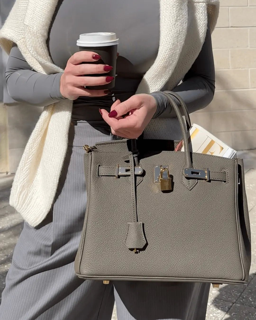 Women’s Top Handle Elegant Handbag | Work