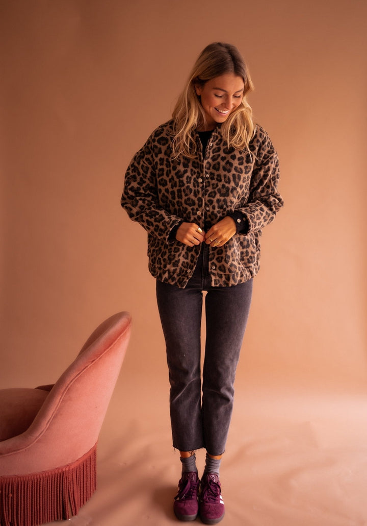 Veste oversize à motifs pour femme | hiver