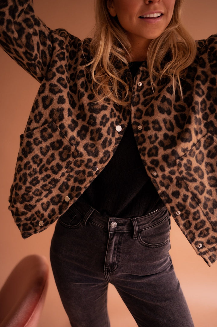 Veste oversize à motifs pour femme | hiver