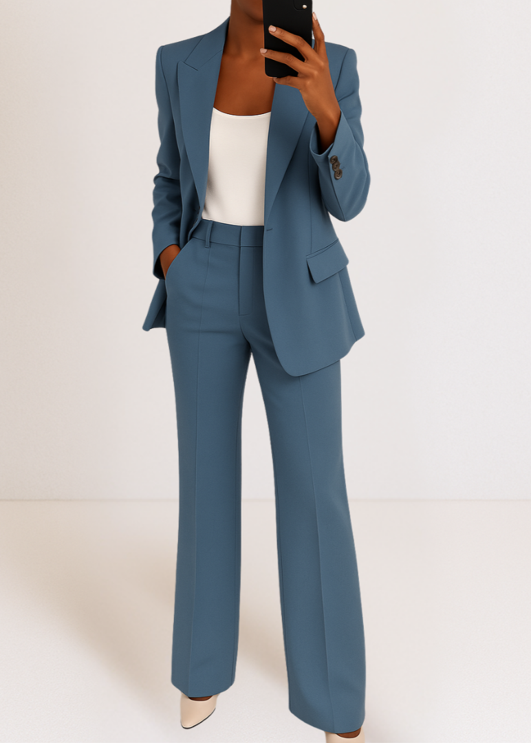 Women’s Elegant Tailored Blazer and Trouser Co-Ord Set | Two Piece
