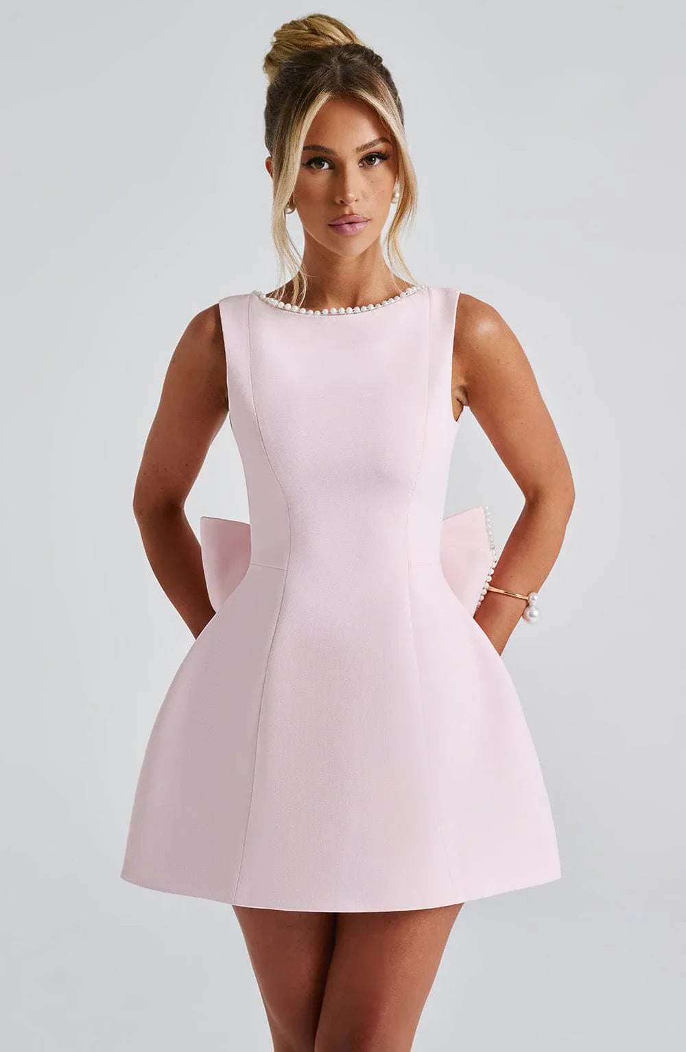 Women's Chique Bow Detail Party Dress | Mini