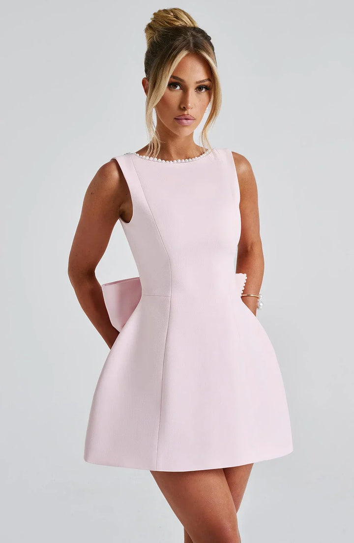 Women's Chique Bow Detail Party Dress | Mini