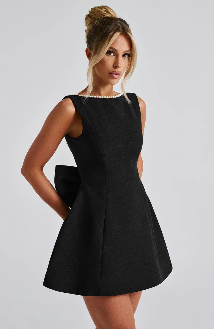 Women's Chique Bow Detail Party Dress | Mini