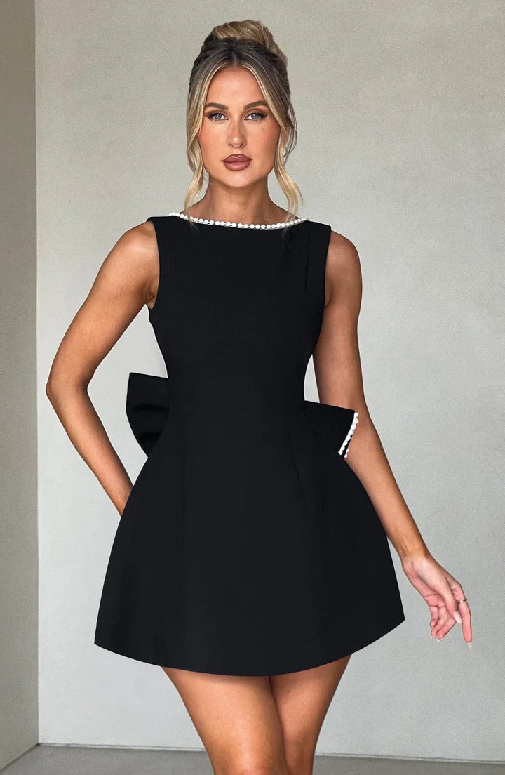 Women's Chique Bow Detail Party Dress | Mini