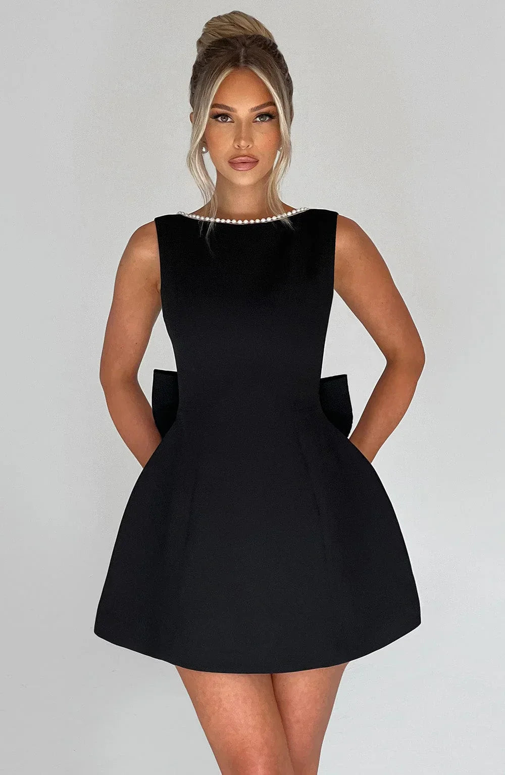 Women's Chique Bow Detail Party Dress | Mini