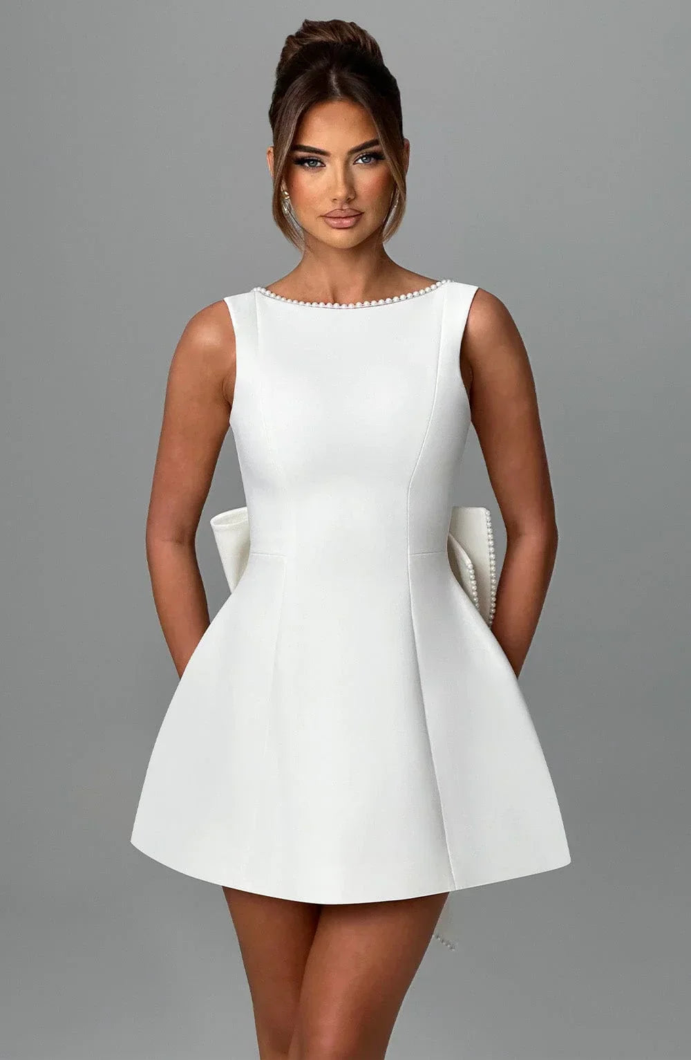 Women's Chique Bow Detail Party Dress | Mini