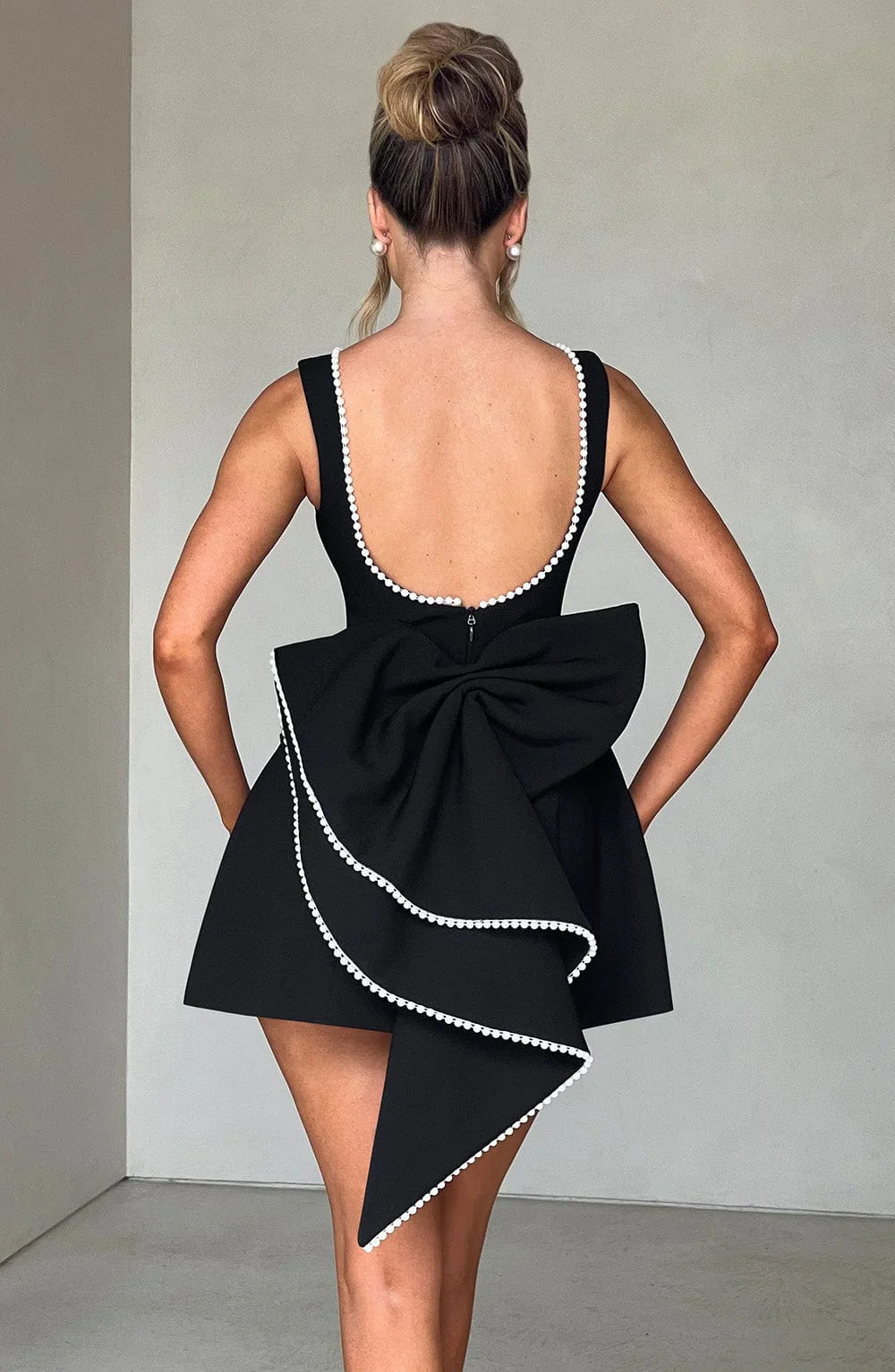 Women's Chique Bow Detail Party Dress | Mini