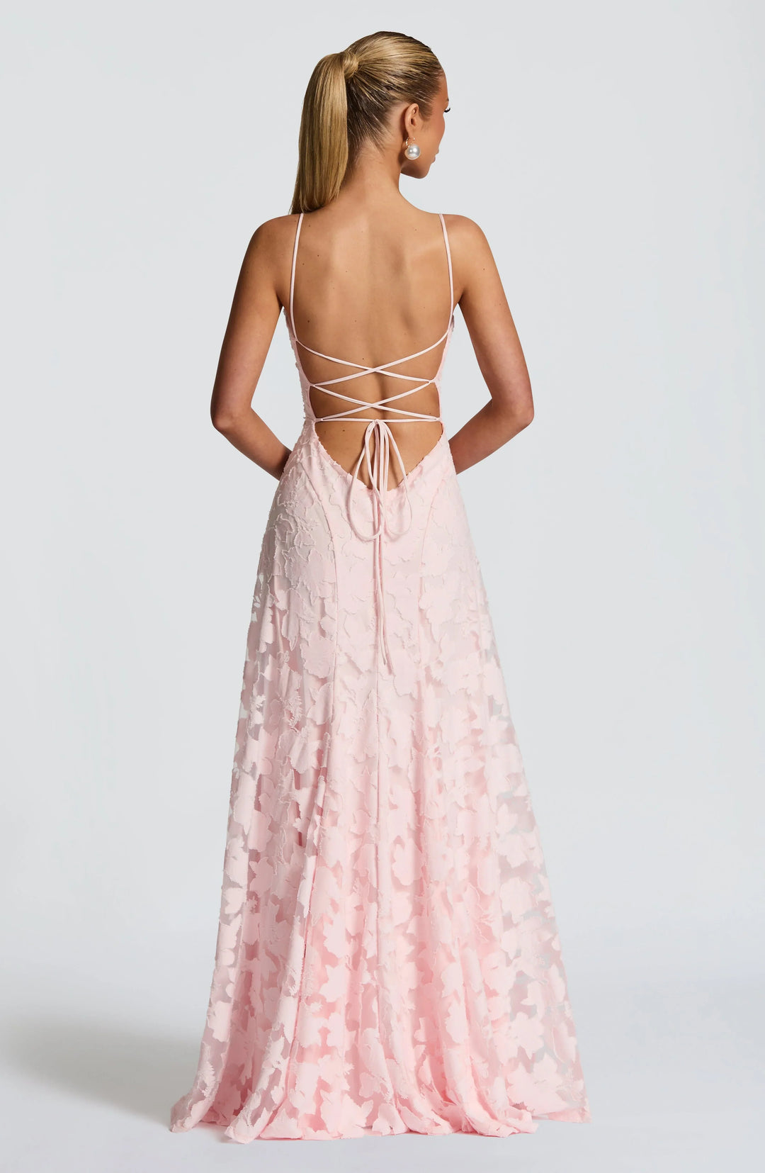 Women's Elegant Wedding Guest Spaghetti Strap Dress | Maxi