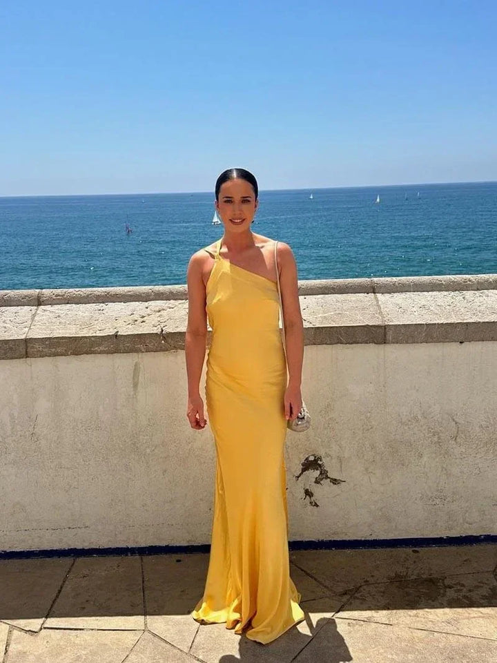 Women's Elegant Backless Evening Dress | Maxi