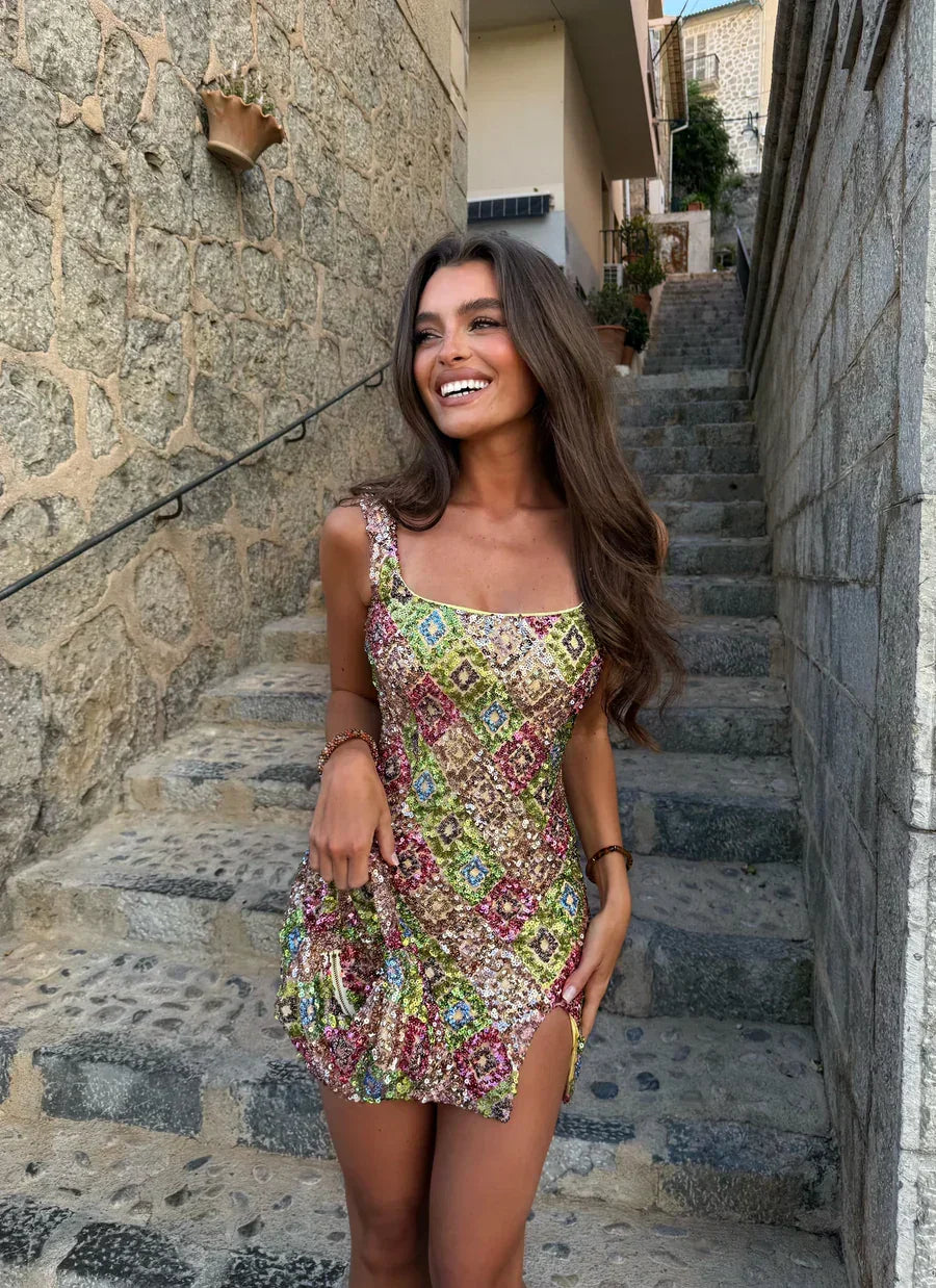 Women's Sparkling Party Summer Dress | Mini