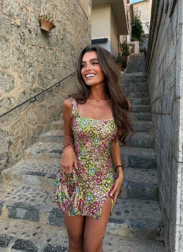 Women's Sparkling Party Summer Dress | Mini