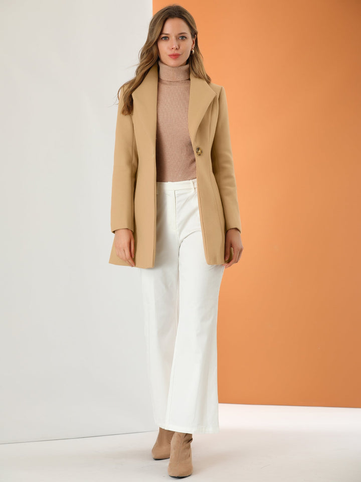 Women's Formal Winter Single Breasted Coat | Long
