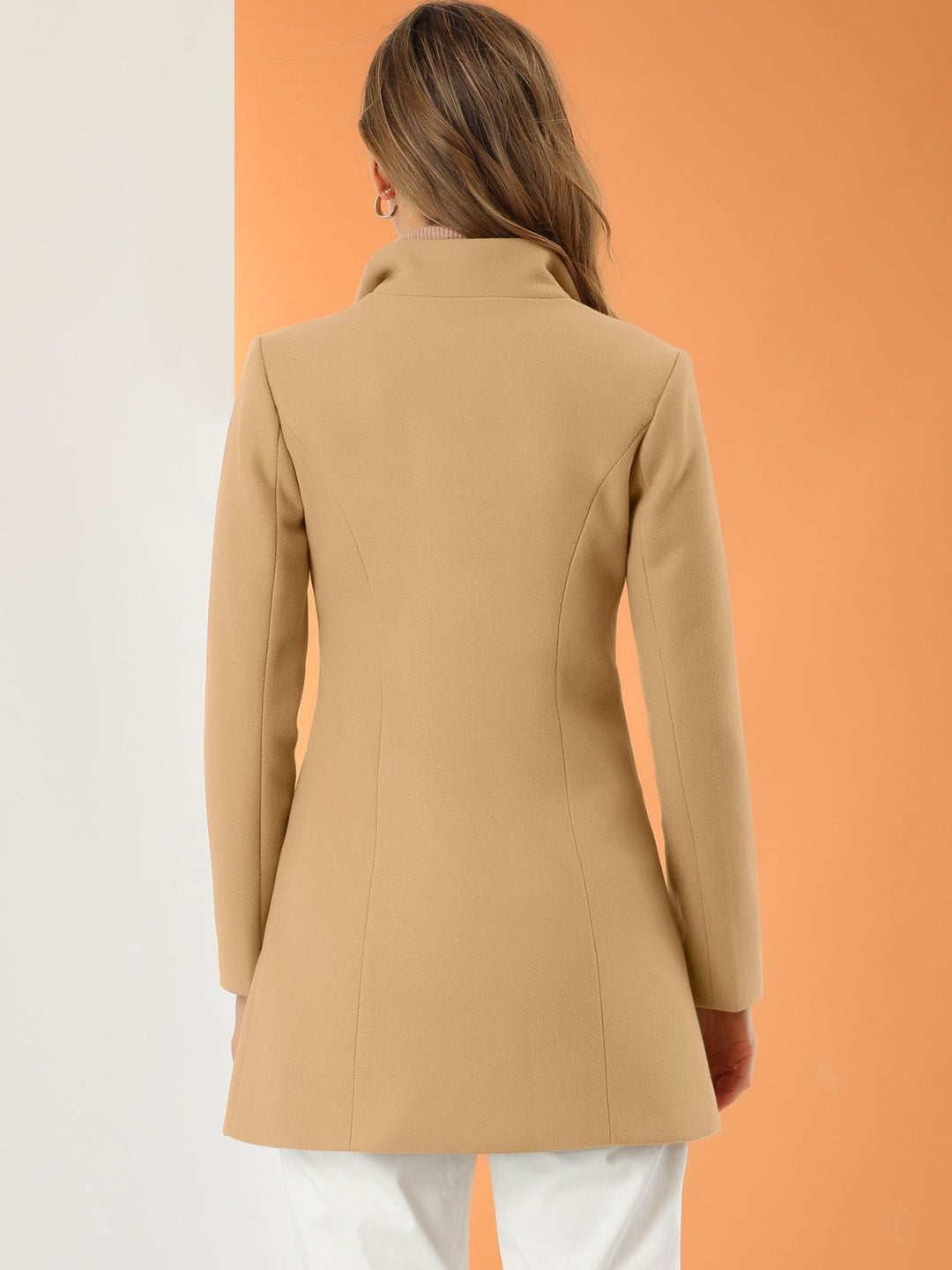 Women's Formal Winter Single Breasted Coat | Long