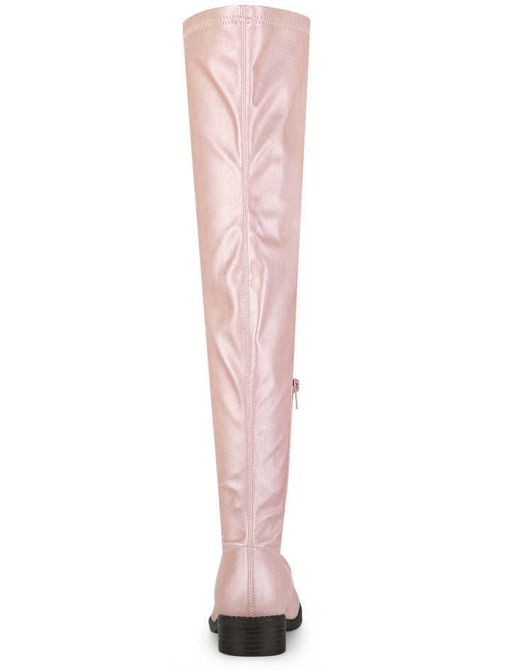Women's Slip-On Over The Knee Boots | Heel