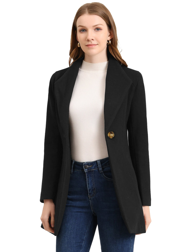 Women's Formal Winter Single Breasted Coat | Long