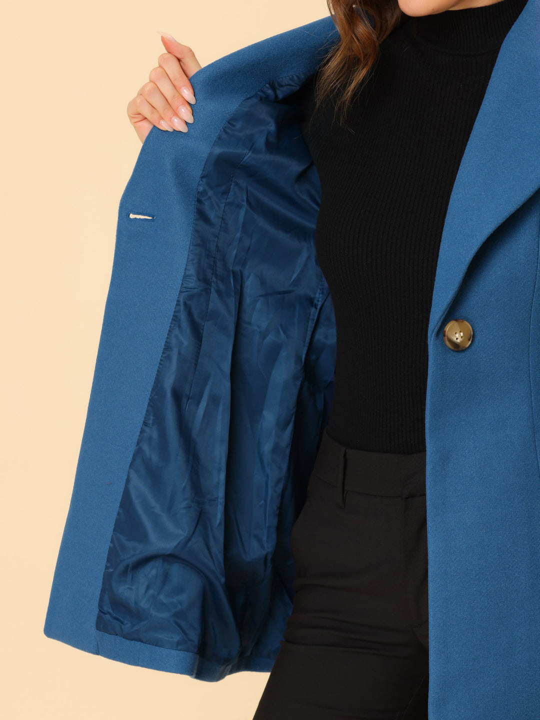 Women's Formal Winter Single Breasted Coat | Long