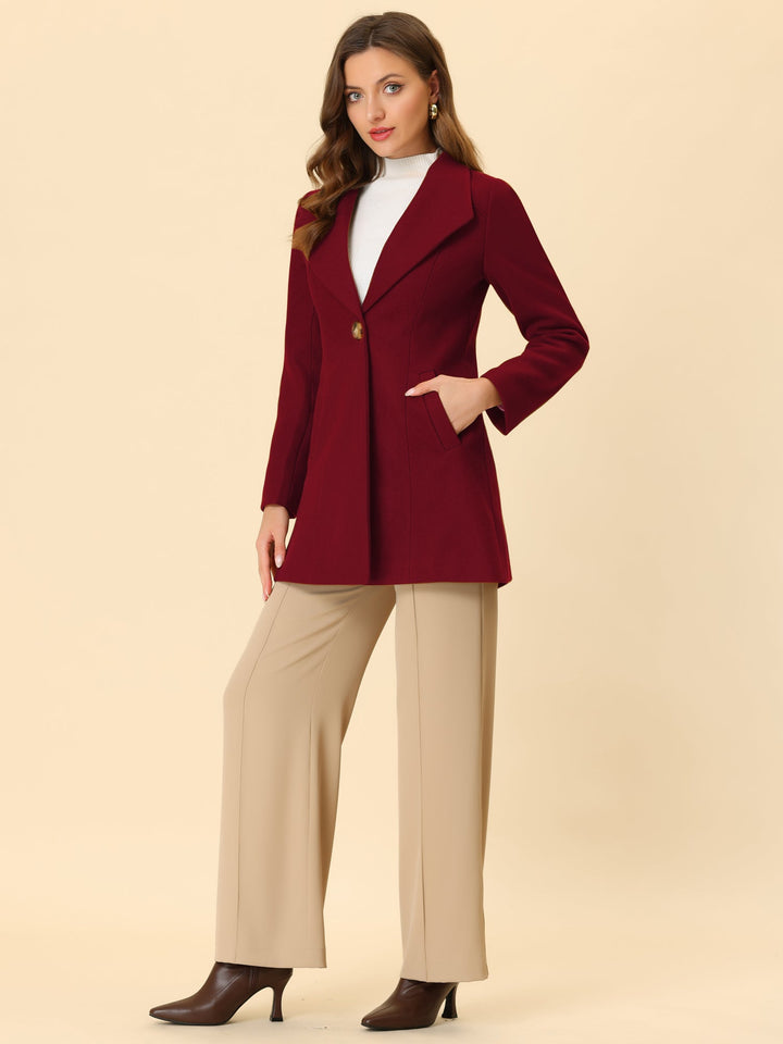Women's Formal Winter Single Breasted Coat | Long