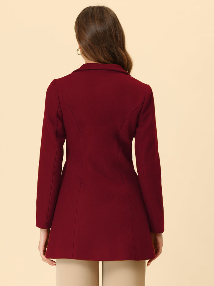 Women's Formal Winter Single Breasted Coat | Long