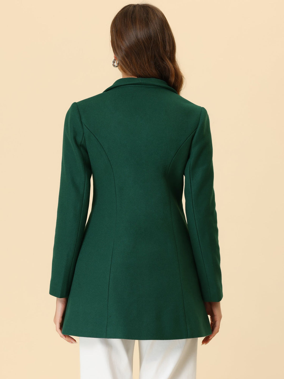 Women's Formal Winter Single Breasted Coat | Long