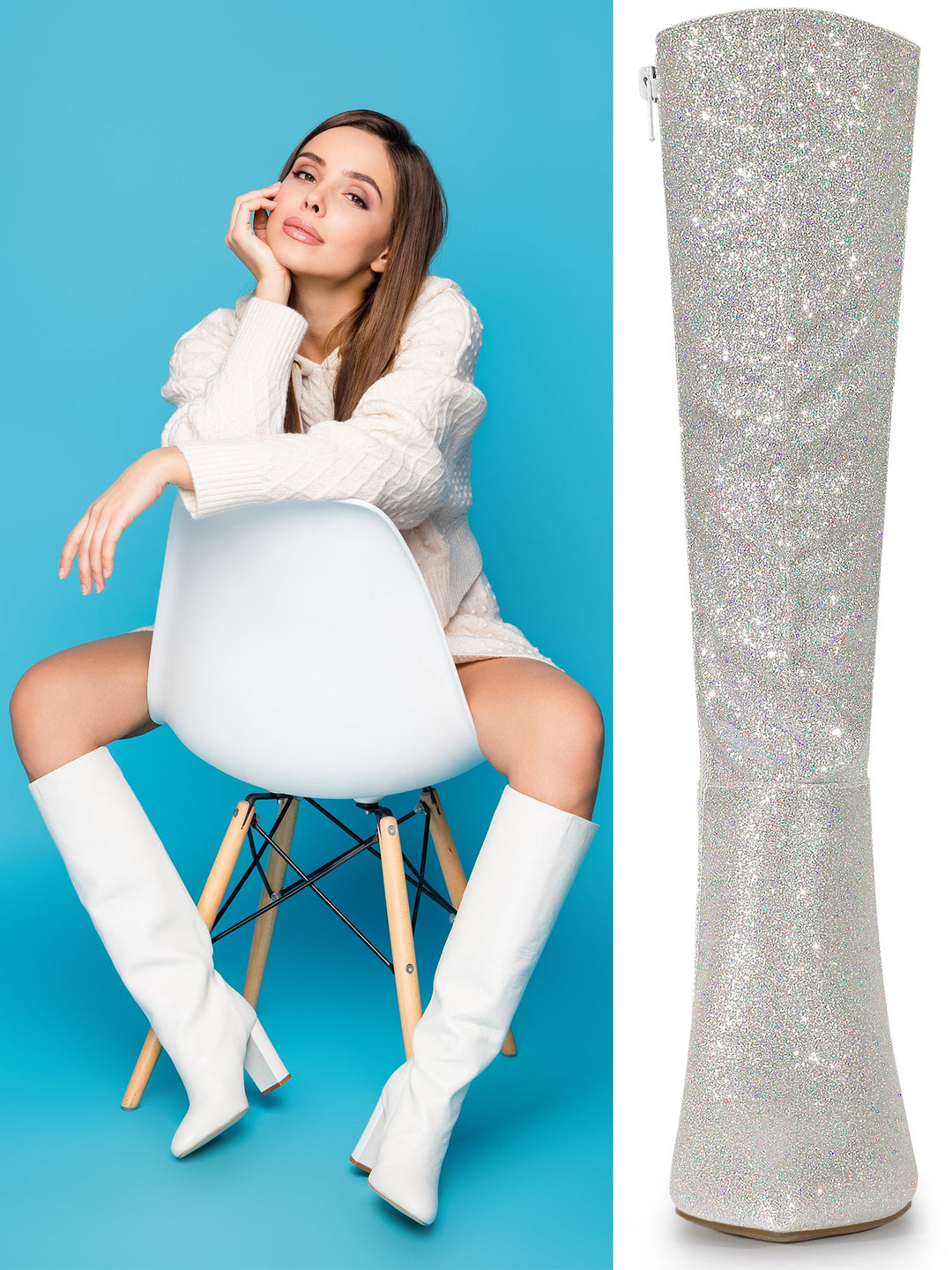 Women's Party Stiletto Knee High Boots | Heel