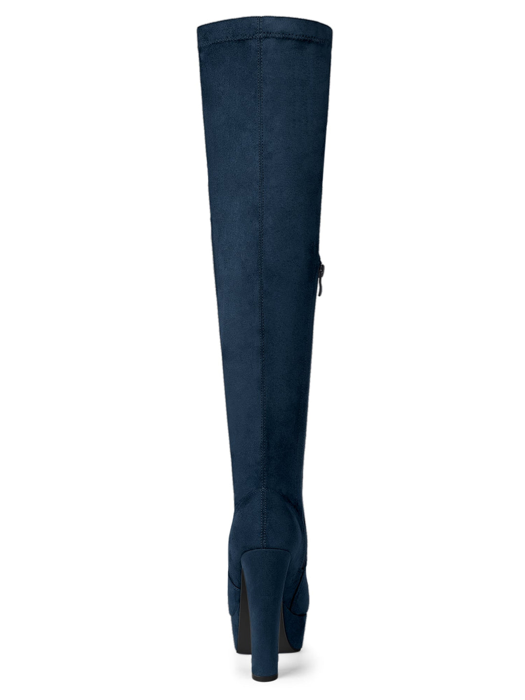 Bottes cuissardes à plateforme et fermeture éclair pour femmes | Talon