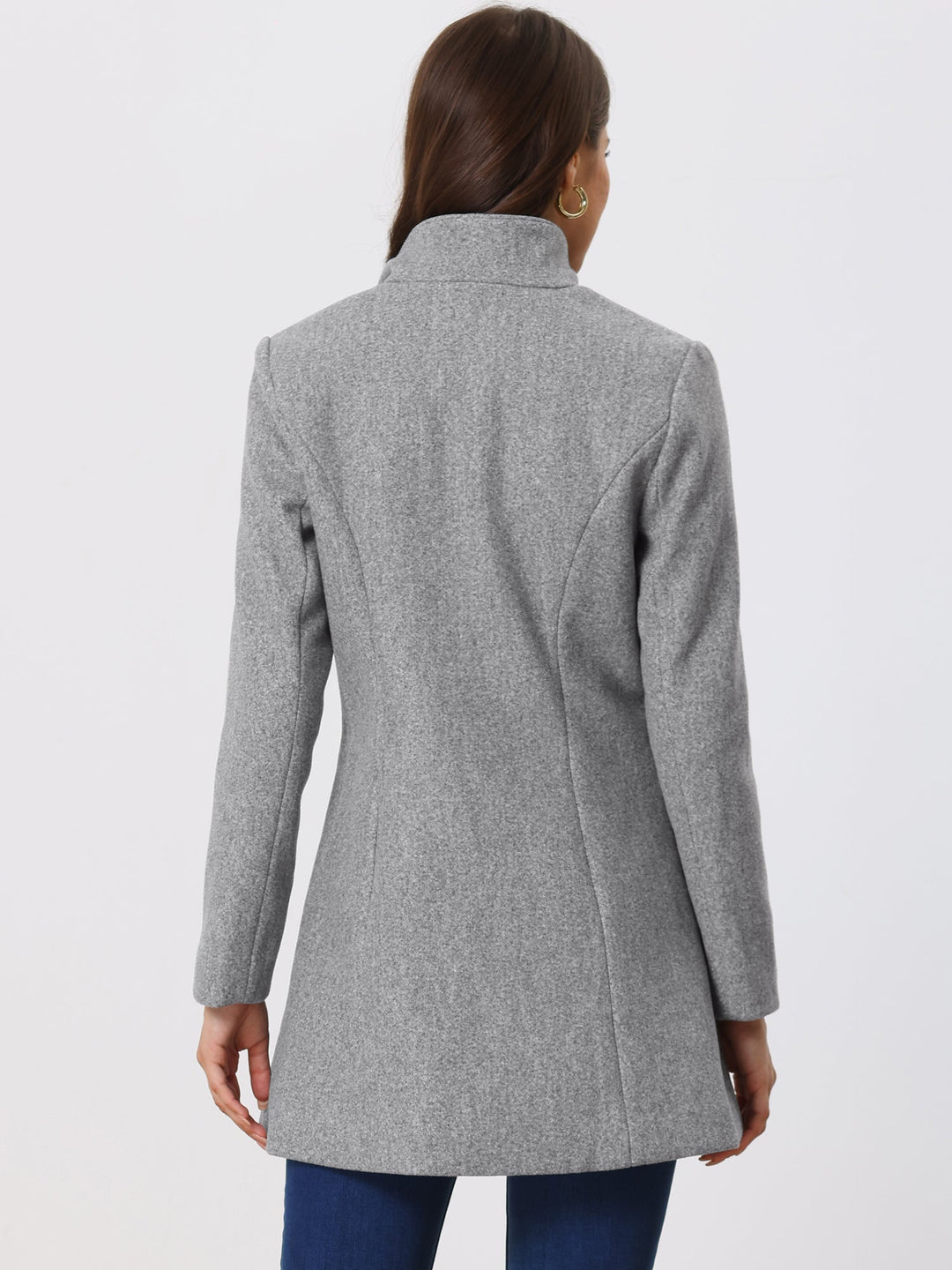 Women's Formal Winter Single Breasted Coat | Long