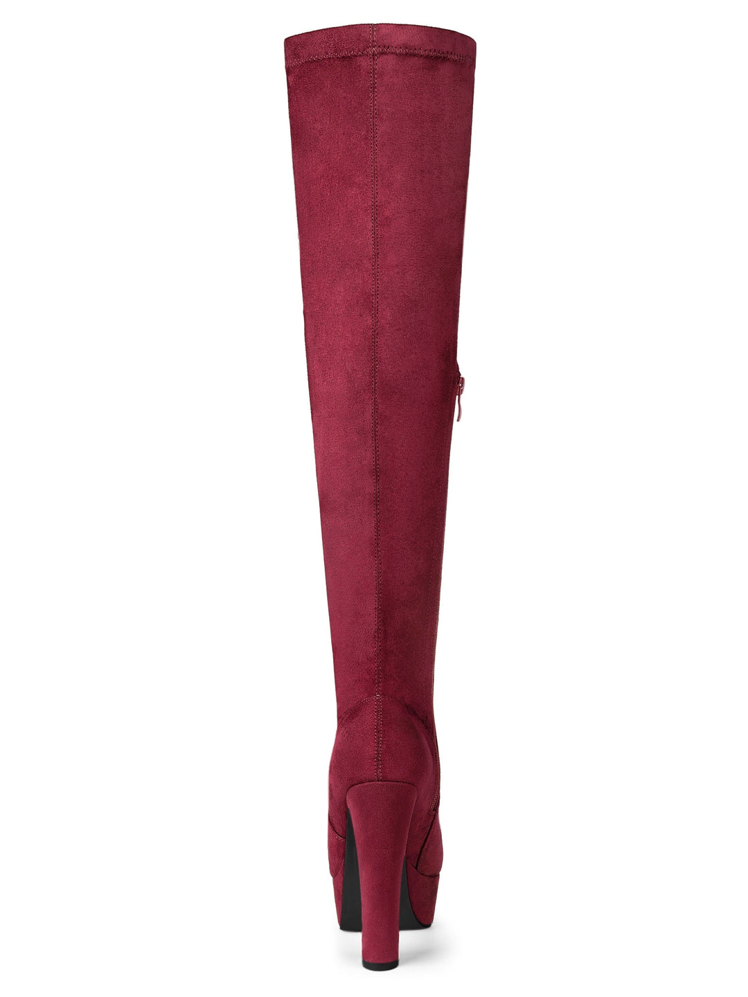Bottes cuissardes à plateforme et fermeture éclair pour femmes | Talon
