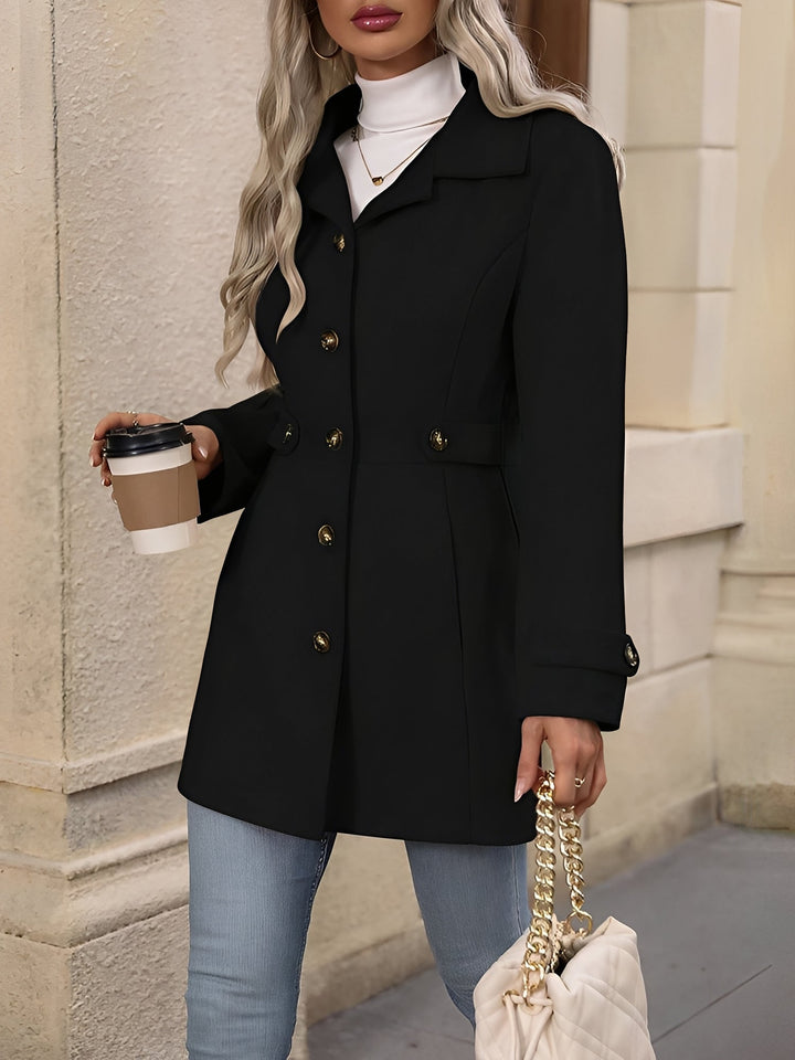 Women's Tailored Belted Winter Coat | Long