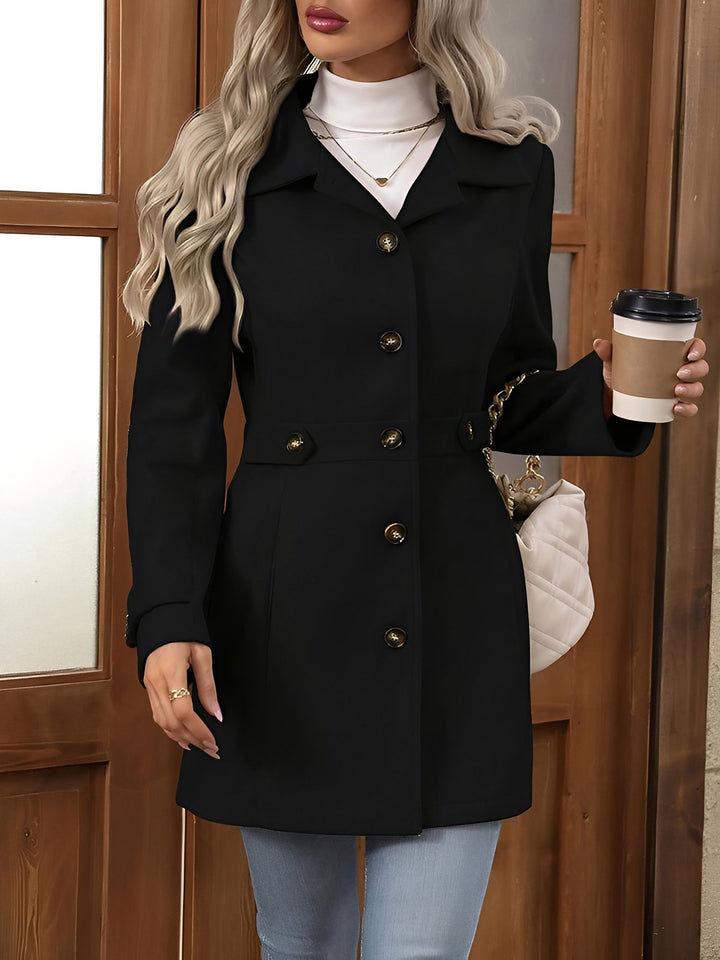 Women's Tailored Belted Winter Coat | Long
