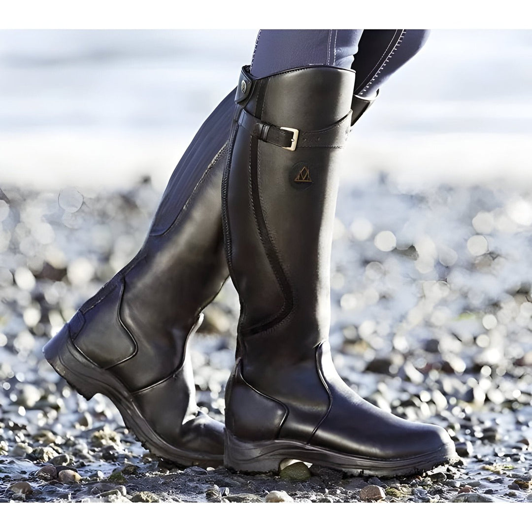 Women's Winter Riding Knee High Boots | Round Toe